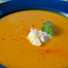Smoky Butternet Squash and Apple Soup