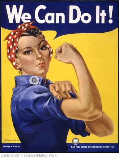 'We Can Do It! Poster' photo (c) 2011, DonkeyHotey - license: http://creativecommons.org/licenses/by/2.0/