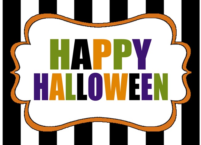 Happy Halloween Free Printable copy