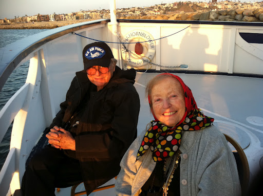 Don in his favorite hat- enjoying some time on the water with Dena!