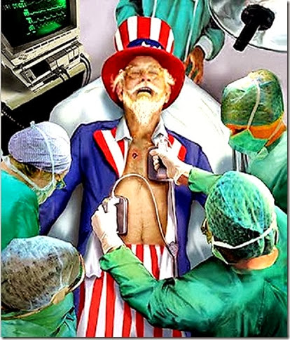 Uncle Sam under the PADDLES Uncle Sam under the PADDLES