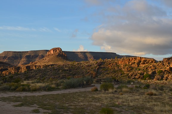 morgning at Hole in the Wall Campground morgning at Hole in the Wall Campground