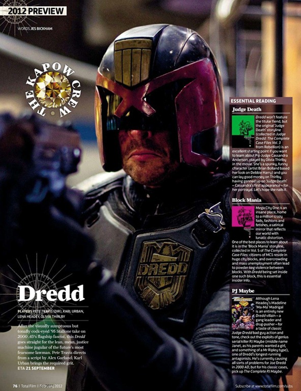 Dredd teljes harci díszben