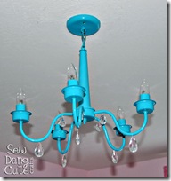 Spray-painted-chandelier Spray-painted-chandelier