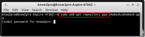 การติดตั้งโปรแกรมบน Ubuntu ด้วยคำสั่งใน Terminal