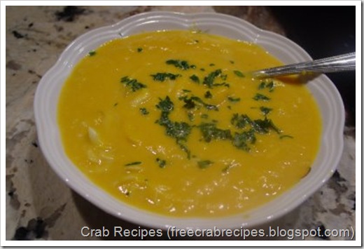 pumpkin crab soup