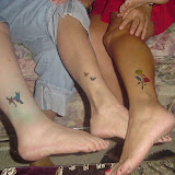 The sisters tattoos.