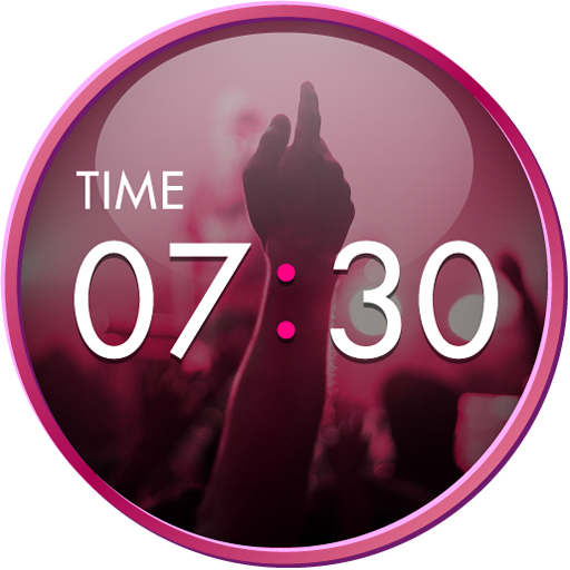 Clock Widget-MUSIC ART LOGO-APP點子