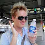 pocari sweat drink - very strange name in Odaiba, Tokyo, Japan