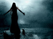 Rain Girl And Raven