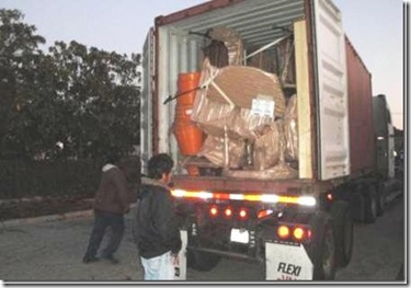 the container