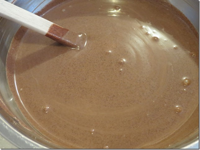 Mexican Chocolate Ice Cream ready to churn