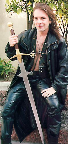 Michael Wisnieux Acting Swordfighting On Video Shoot W My Claymore, Michael Wisnieux