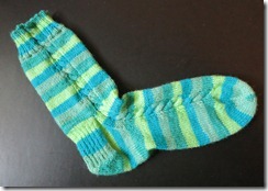 Socks on a Plane - Sock 1 complete