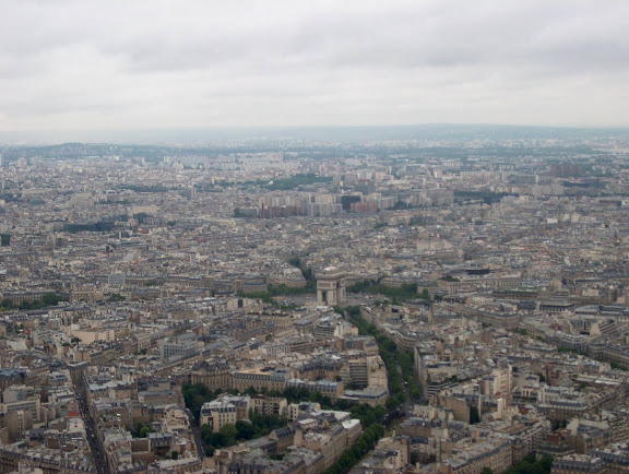 Panoramic view over Paris