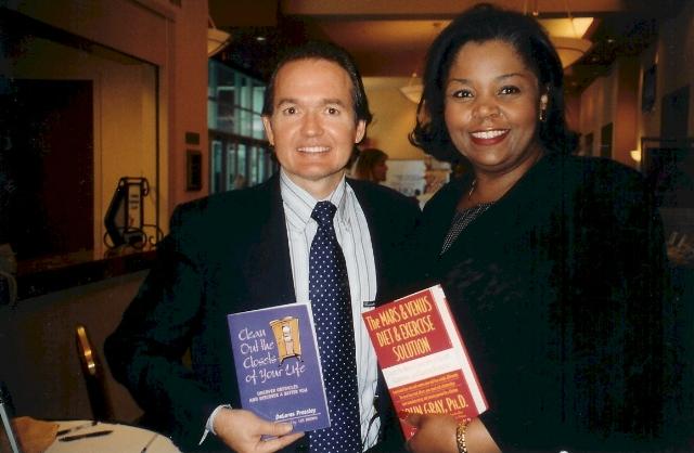 Dr Gray And Pg With Books, Dr Gray