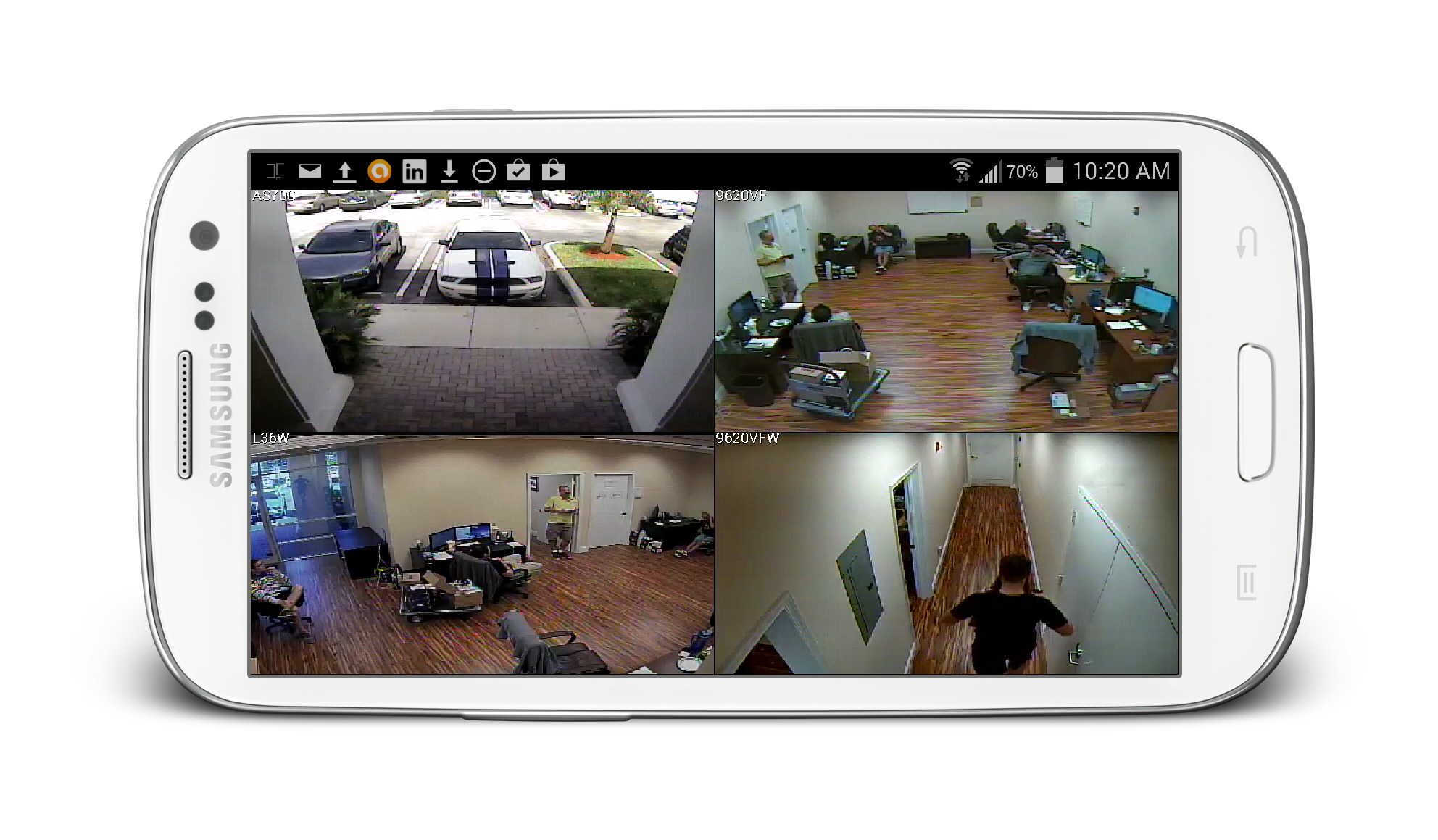 Live video surveillance