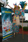 Moko Jumbie for Bacardi