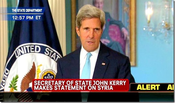 Kerry Declares 'Assad Used Chemical Weapons Multiple Times'