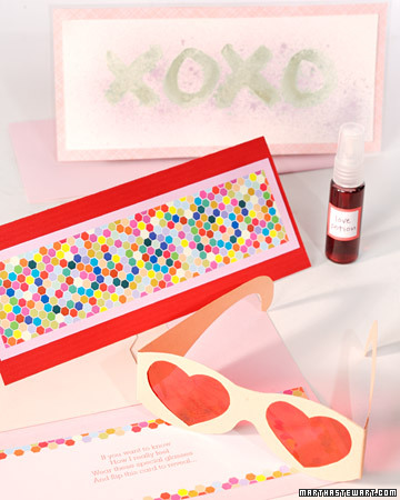 Send a secret Valentine's Day message with this fun decoder valentine. http://www.marthastewart.com/264314/valentines-day-secret-messages