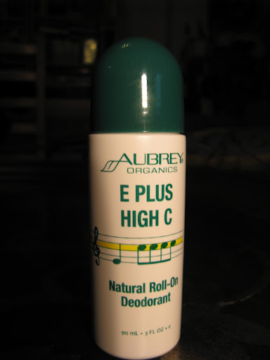 This roll-on Aubrey Organics worked well, but know that the retro/health food store packaging indicates a decidedly hippie scent of sandalwood and patchouli.  ($7.50)