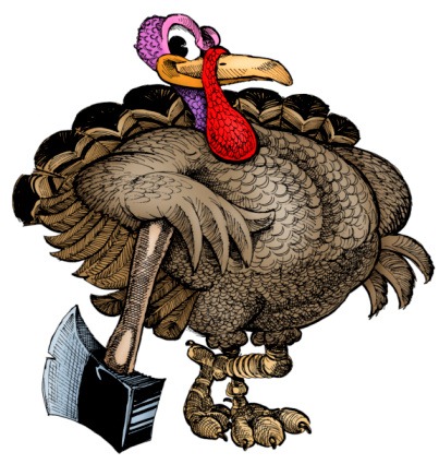 Funny Turkey Clip Art