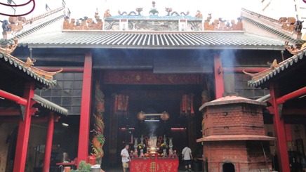 Templo em China Town de Kuala Lumpur