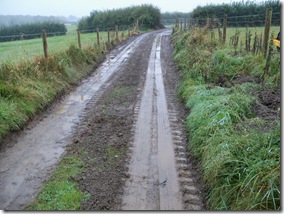 muddy track