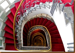 Casablanca, hotel stair