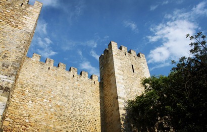 Portugal St George Castle Sky
