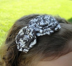 Brown & Off White Headband