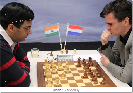 Anand vs Van Wely, Tata Steel 2013