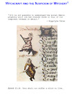Witchcraft And The Suspicion Of Witchery