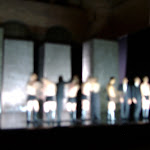 Fuzzy shot of the CALIGULA cast