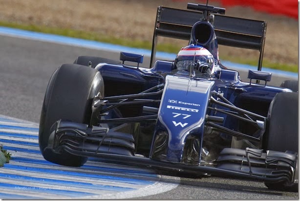 2014 F1 Pre Season Test 1 - Day 2
Circuito de Jerez, Jerez, Spain.
Wednesday 29 January 2014.
Valterri Bottas, Williams FW36 Mercedes.
World Copyright: Alastair Staley/Williams F1.
ref: Digital Image _A8C8673