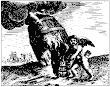 From Red Lion A Hand Of God Emerges From A Cloud And Holds A Barrel Upside Down