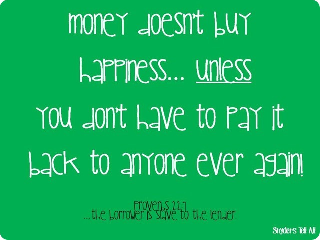 Money doesn’t buy happiness