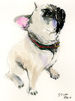I would love a portrait like this of my best bud Alfie by the talented Happy Menocal ($300 for an 8'' x 10'', happymenocal.com) I would love a portrait like this of my best bud Alfie by the talented Happy Menocal ($300 for an 8'' x 10'', happymenocal.com)