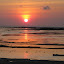 Sunset at the Neberala lagoon