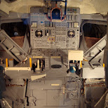 inside the moon lander in Cape Canaveral, Florida, United States