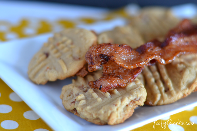 Soft and Chewy Bacon Peanut Butter Cookies