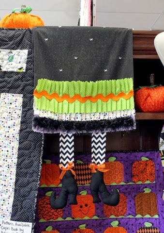 Cute Halloween Table Runner via The Fabric Mill