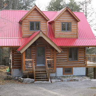 Small 24'x28' Ecolog cabin