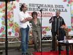 Manel Riera-Eures i Margarida Sanjaume, autors del 'Diccionari', van participar en la presentació que va fer Màrius Serra.