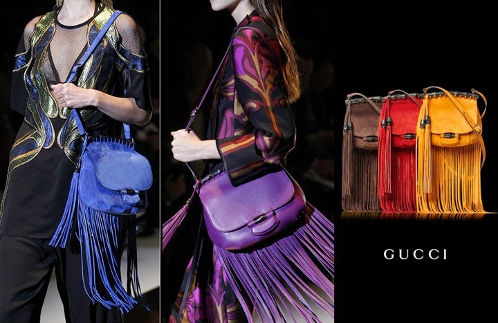 gucci Bamboo Fringe bag bolsa 2014