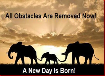 all obstacles are removed