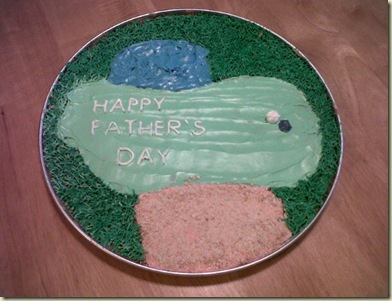 Fathers Day cookie cake