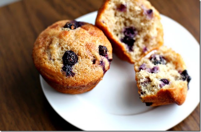 Skinny Blueberry Muffins4