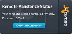 close connection in avast close connection in avast