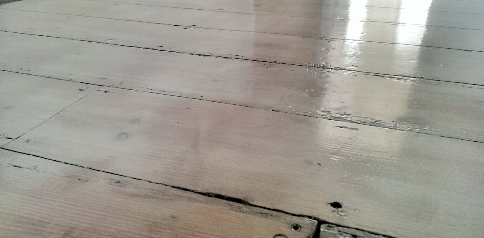 Whitewash wooden flooring